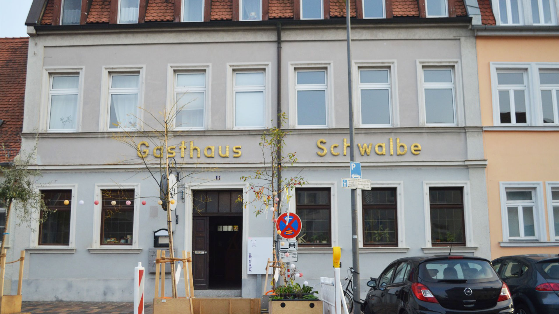 Vorderansicht der Distel Bamberg